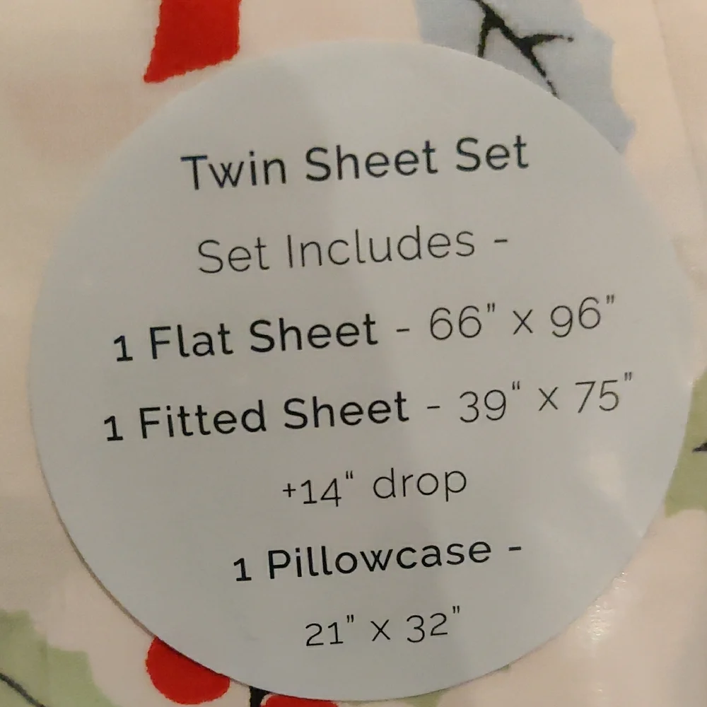 New!Cath Kidston Festive London Holly Bedding Twin Set bows Holiday  Cottagecore